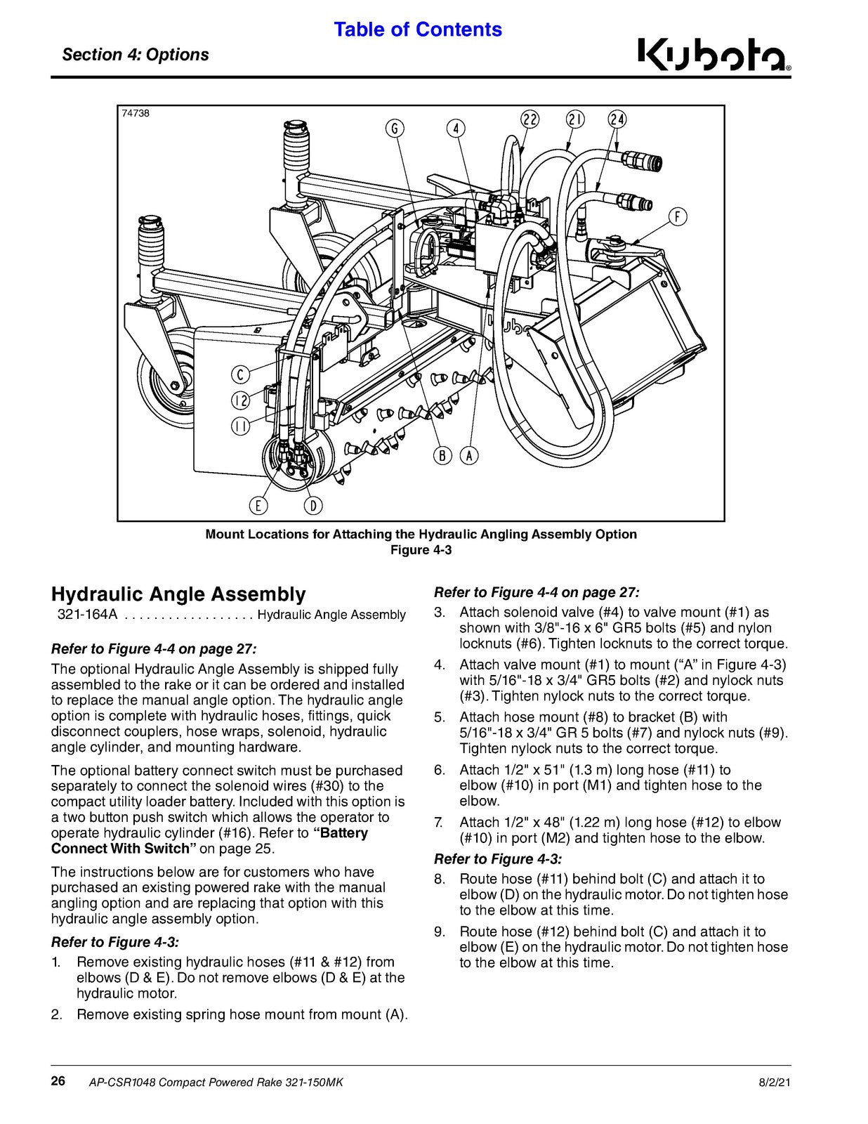 LAND PRIDE CSR10 Series Compact Powered Rakes Operators Manual - WIRE BOUND