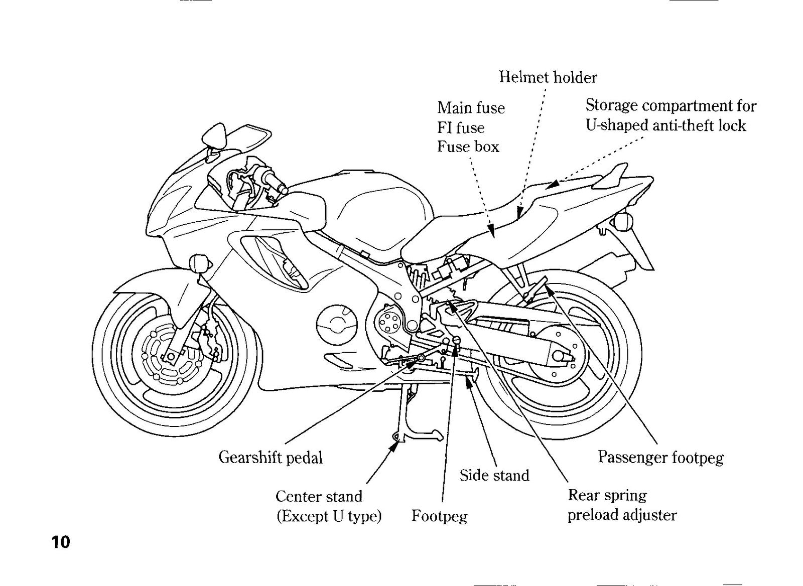 HONDA CBR600F Motorcycle Owners Manual 2004 - BOUND - COVERS - XL FOLDOUT PAGES
