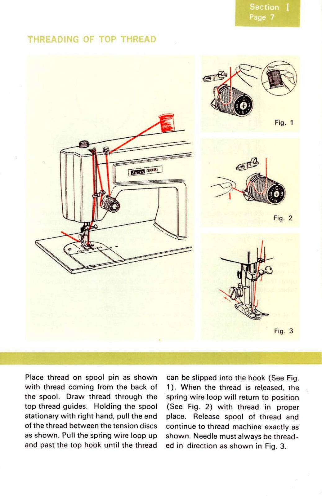 KENMORE 158.14300 Zig Zag Sewing Machine Model 1430 Manual, Wire Bound, Covers