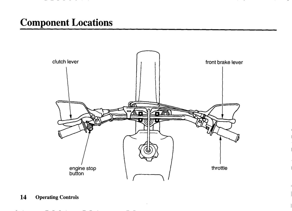 HONDA XR80R Owners Manual 1997 - STEEL WIRE BOUND - PROTECTIVE COVERS