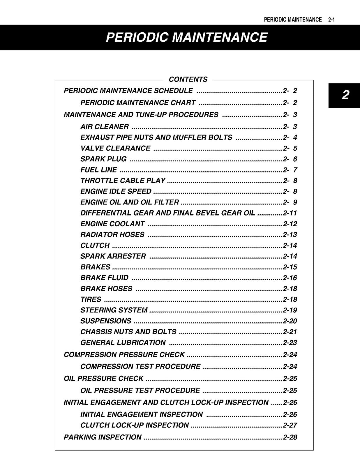 SUZUKI LT-F500F ATV Service Manual 2002 - STEEL WIRE BOUND - PROTECTIVE COVERS