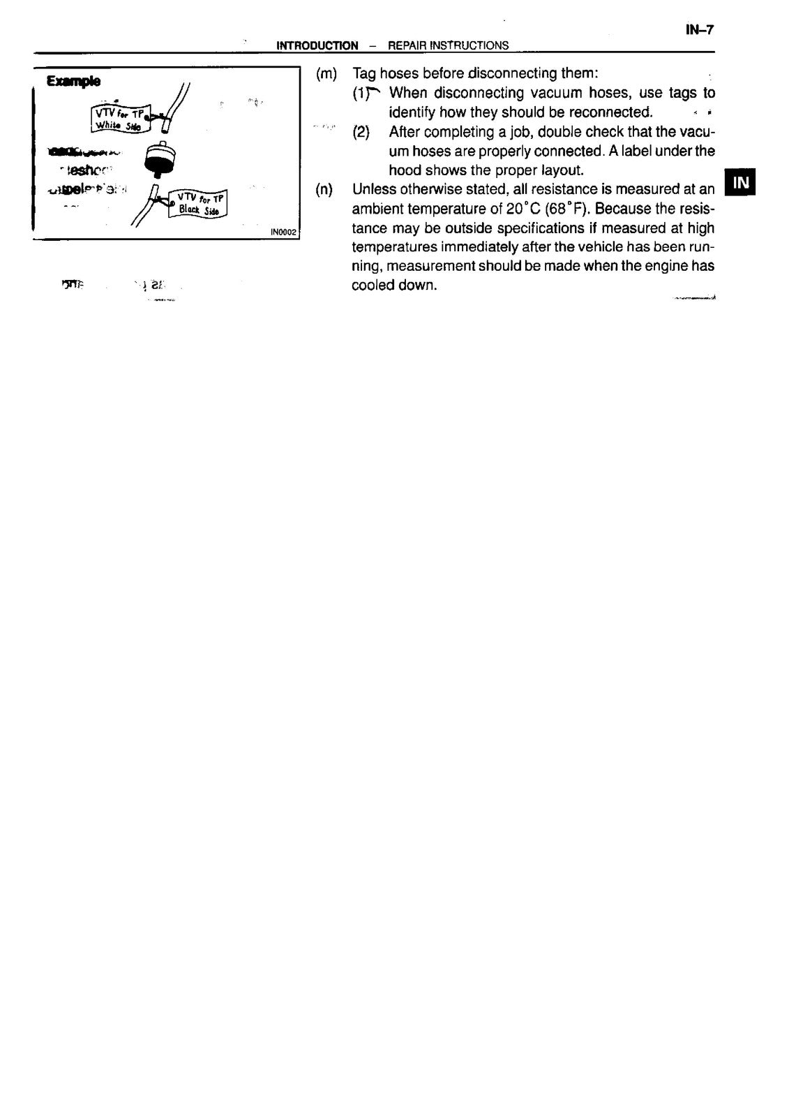 TOYOTA 1KZ-TE Engine Repair Manual 1999 - STEEL WIRE BOUND - PROTECTIVE COVERS