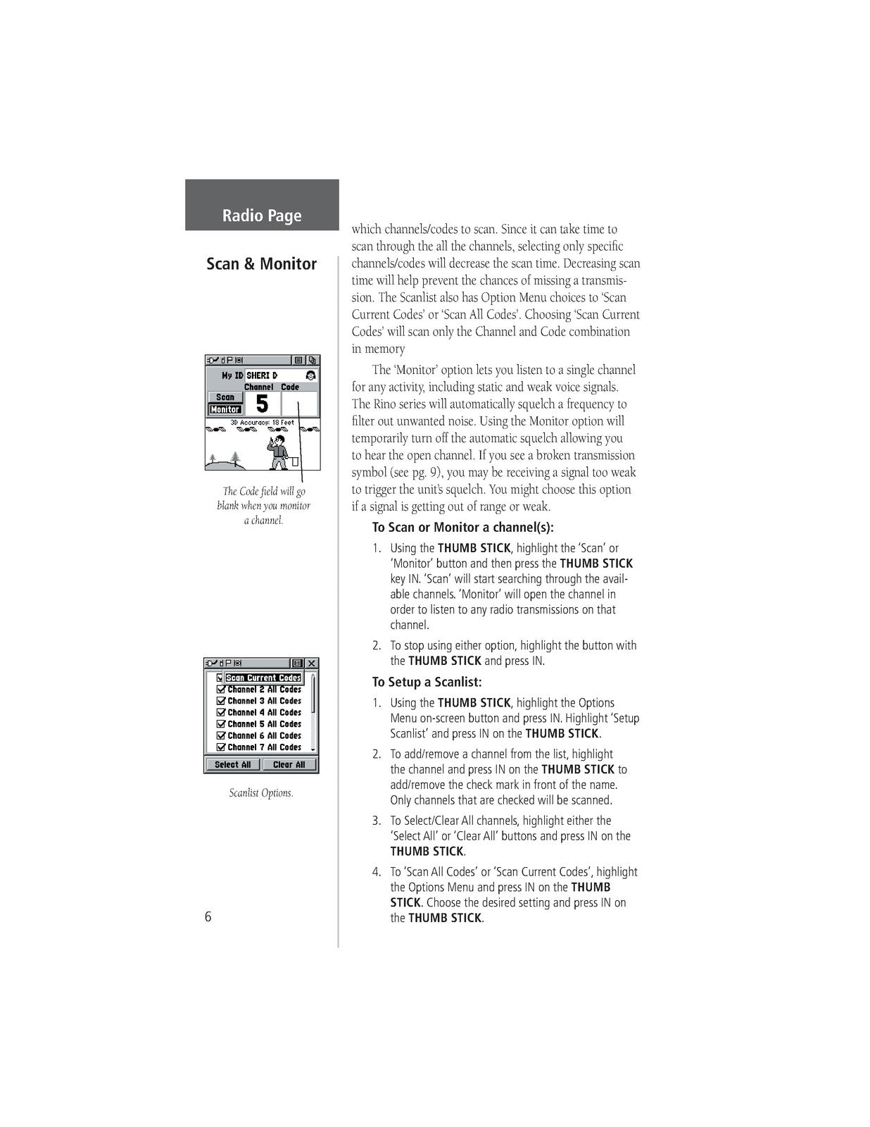 GARMIN Rino 110 2-Way Radio Personal Navigator Owners Manual 2003 - WIRE BOUND