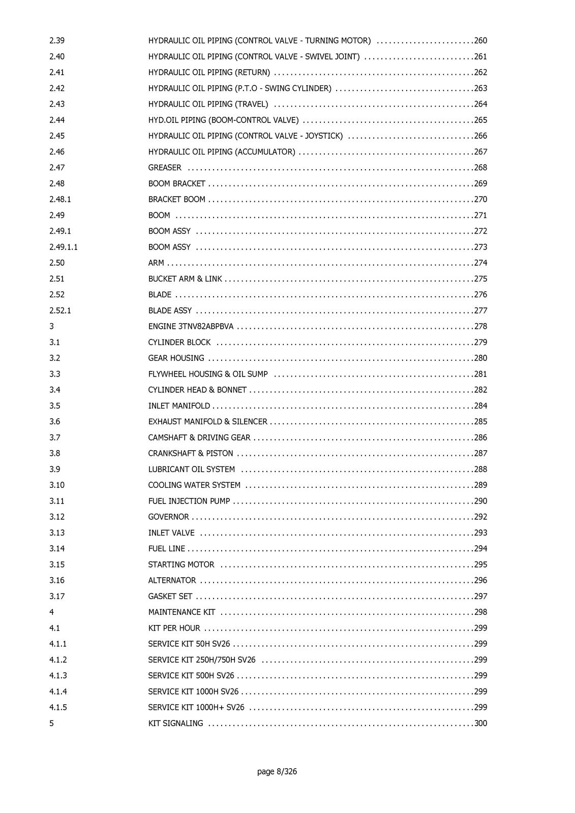 YANMAR SV26 Mini Excavator Parts Catalog Manual - WIRE BOUND - TOUGH COVERS