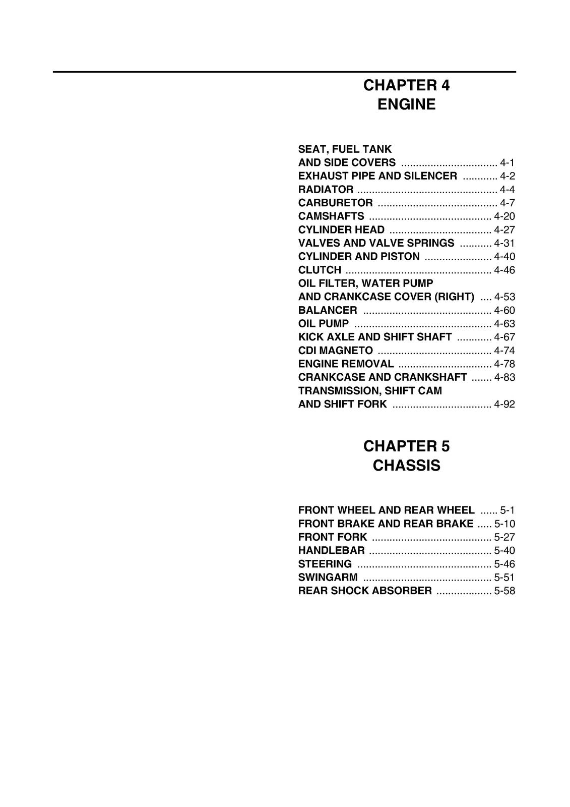 YAMAHA YZ426F Owners Service Manual 2002 Model - STEEL WIRE BOUND - TOUGH COVERS