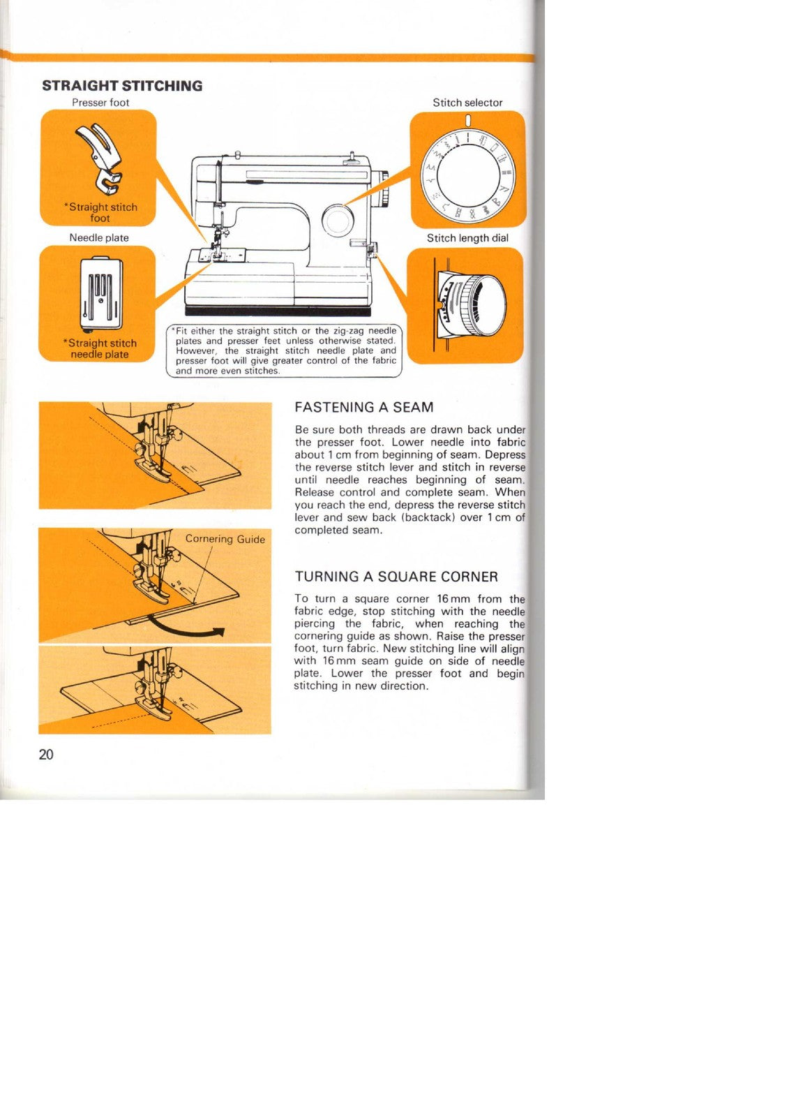 FRISTER ROSSMANN Cub 5 Super-Stitch Sewing Machine Instruction Manual - BOUND