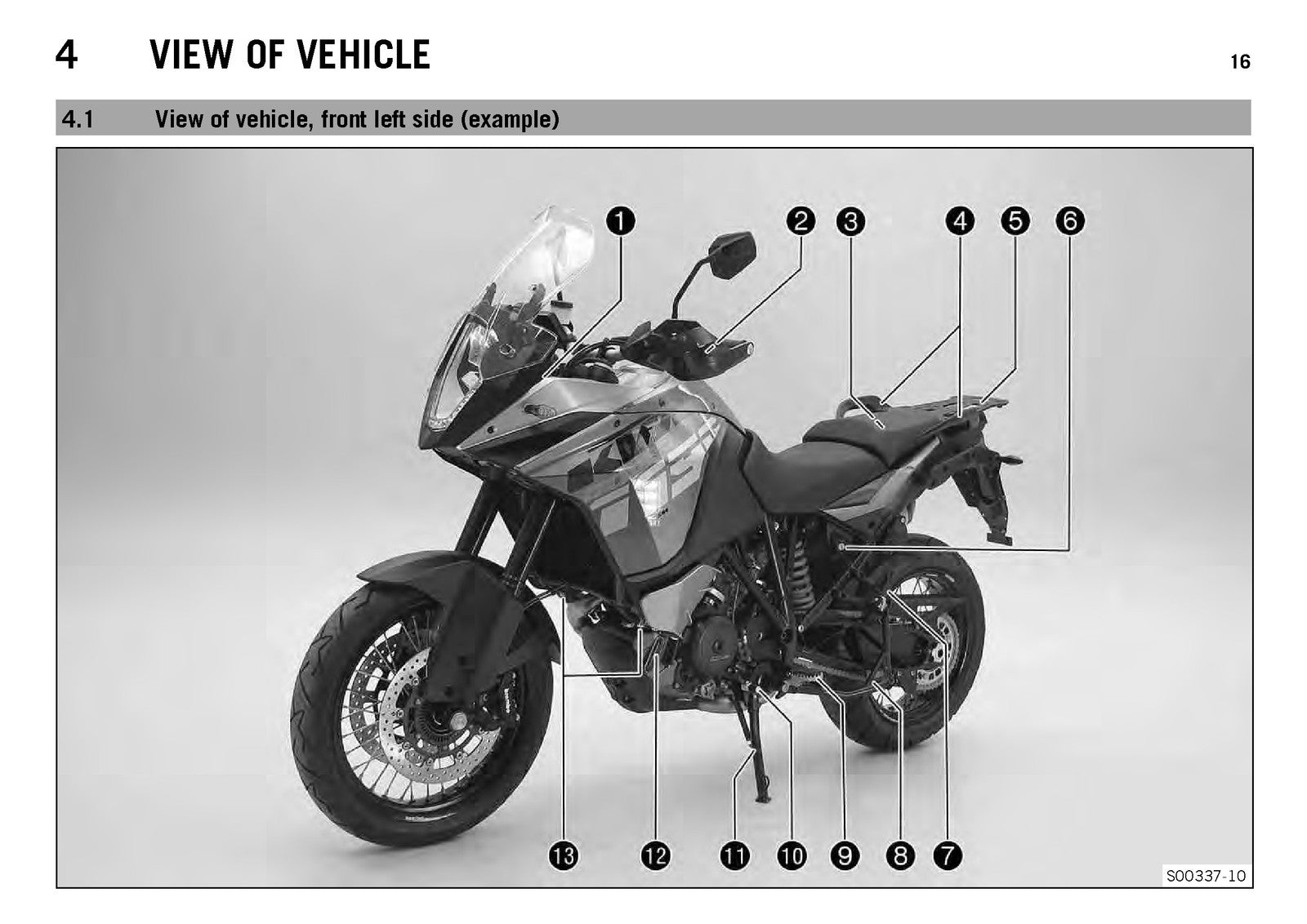 KTM 1190 Adventure Owners Manual 2014 - STEEL WIRE BOUND - PROTECTIVE COVERS