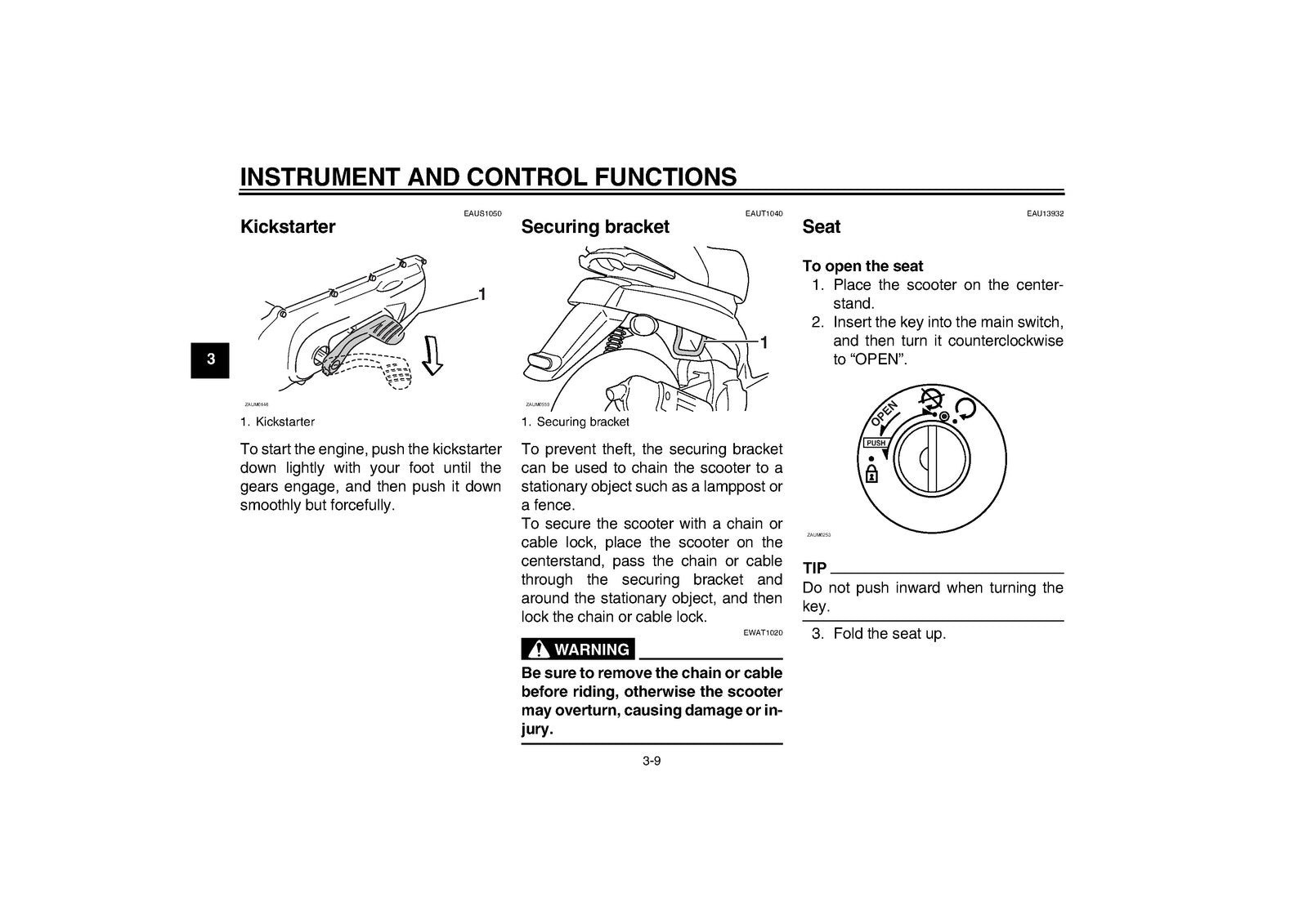 YAMAHA CW50 CW50L CW50N Scooter Owners Manual 2015 - WIRE BOUND - TOUGH COVERS
