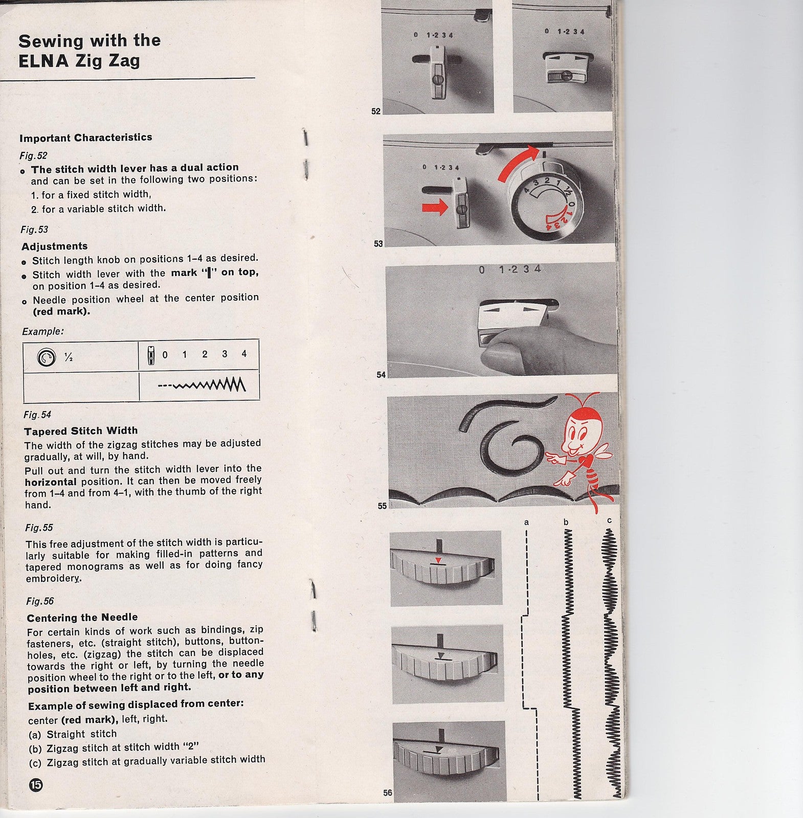 ELNA Cl 11 13 21 23 31 33 Plana Sewing Machine Instruction Manual - WIRE BOUND