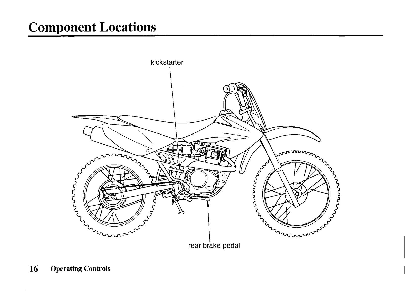 HONDA CRF80F Owners Manual 2005 - STEEL WIRE BOUND - PROTECTIVE COVERS