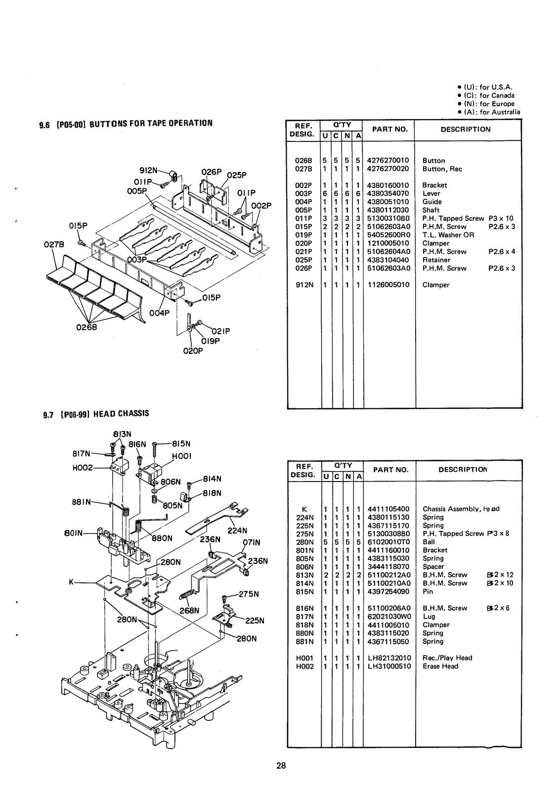 MARANTZ SD4000 Stereo Cassette Deck Service Manual - BOUND - COVERS - FOLDOUTS