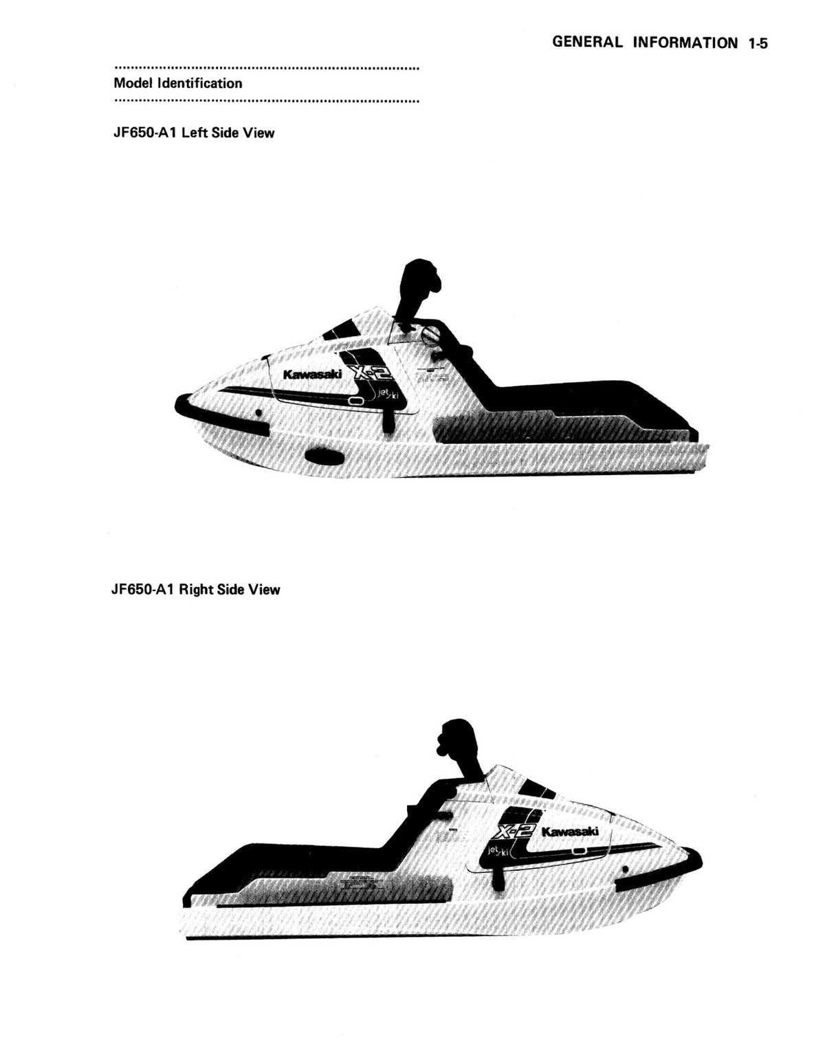 KAWASAKI JF650 X2 TS XiR Jet Ski Service Manual BUNDLE - WIRE BOUND - COVERS