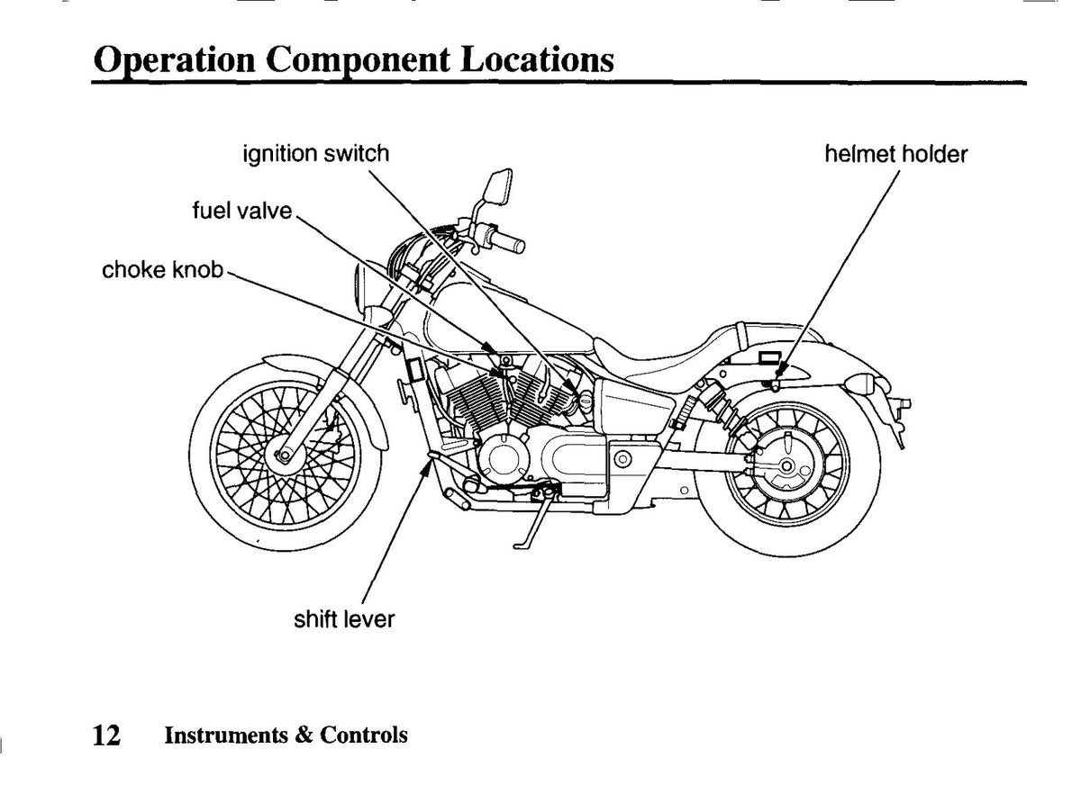 HONDA VT750C2 C2F Shadow Spirit 750 Owners Manual 2008 - WIRE BOUND - COVERS