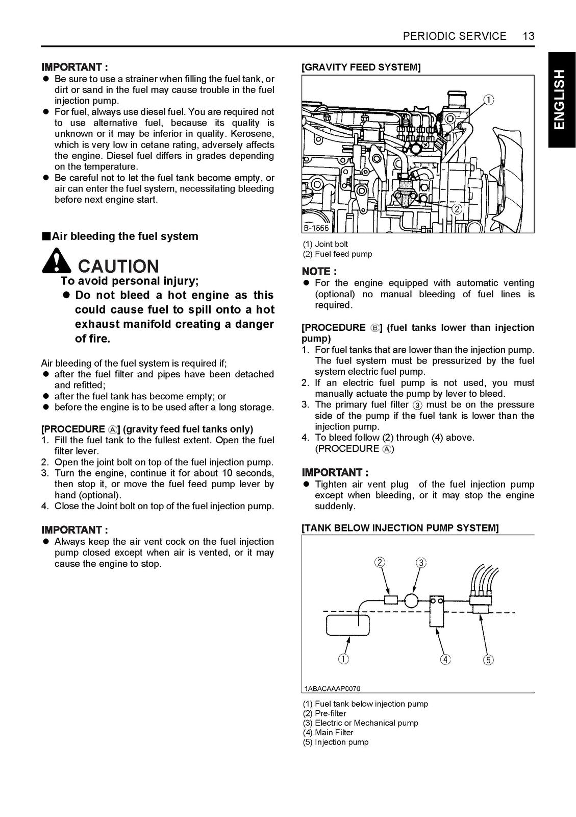 KUBOTA V3300 V3600 V3800 Engine Workshop & Operators Manual BUNDLE - WIRE BOUND