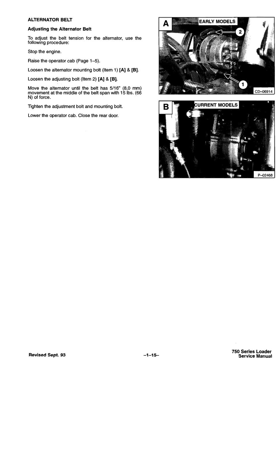 BOBCAT 753 Service Manual - BOUND - COVERS - XL FOLDOUT PAGES