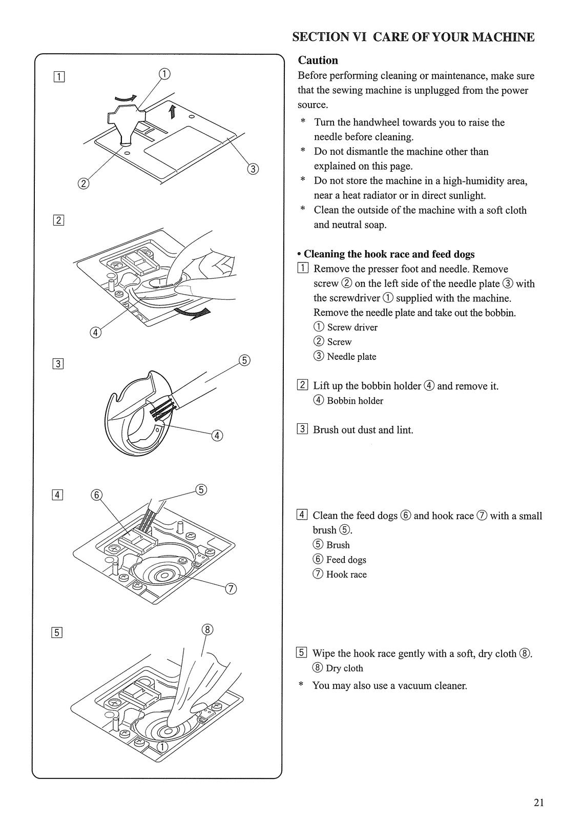 JANOME Jem Gold 2 661 Sewing Machine Instruction Book Manual - WIRE BOUND