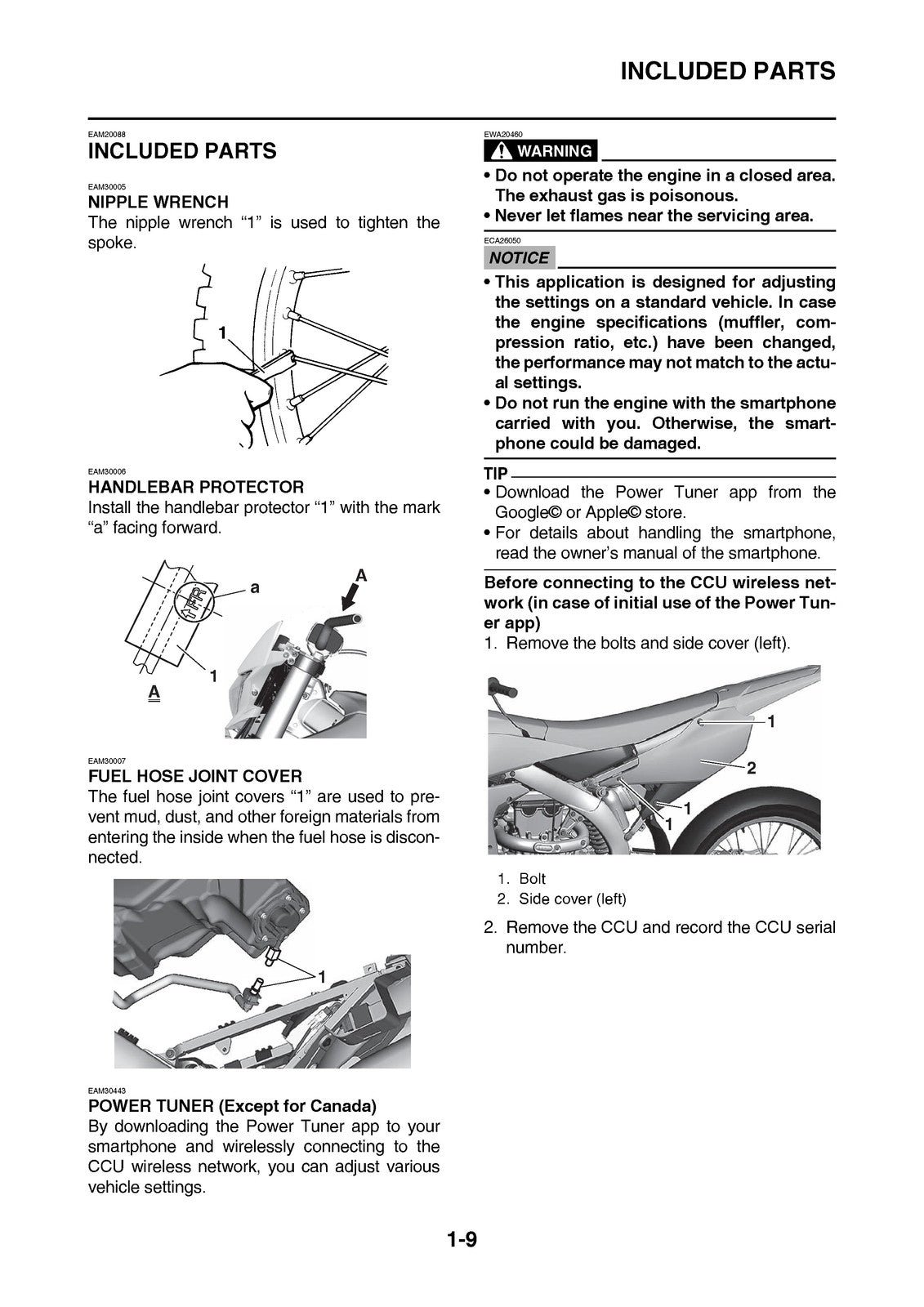 YAMAHA WR250F WR250FP Owners Manual 2023 - BOUND - COVERS - XL FOLDOUT PAGES