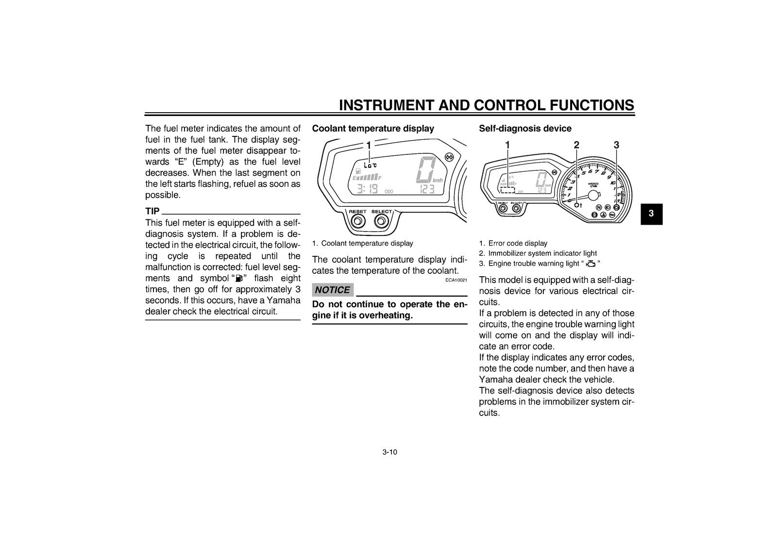 YAMAHA FZ8-N FZ8-NA Owners Manual 2012 E2 - STEEL WIRE BOUND - PROTECTIVE COVERS