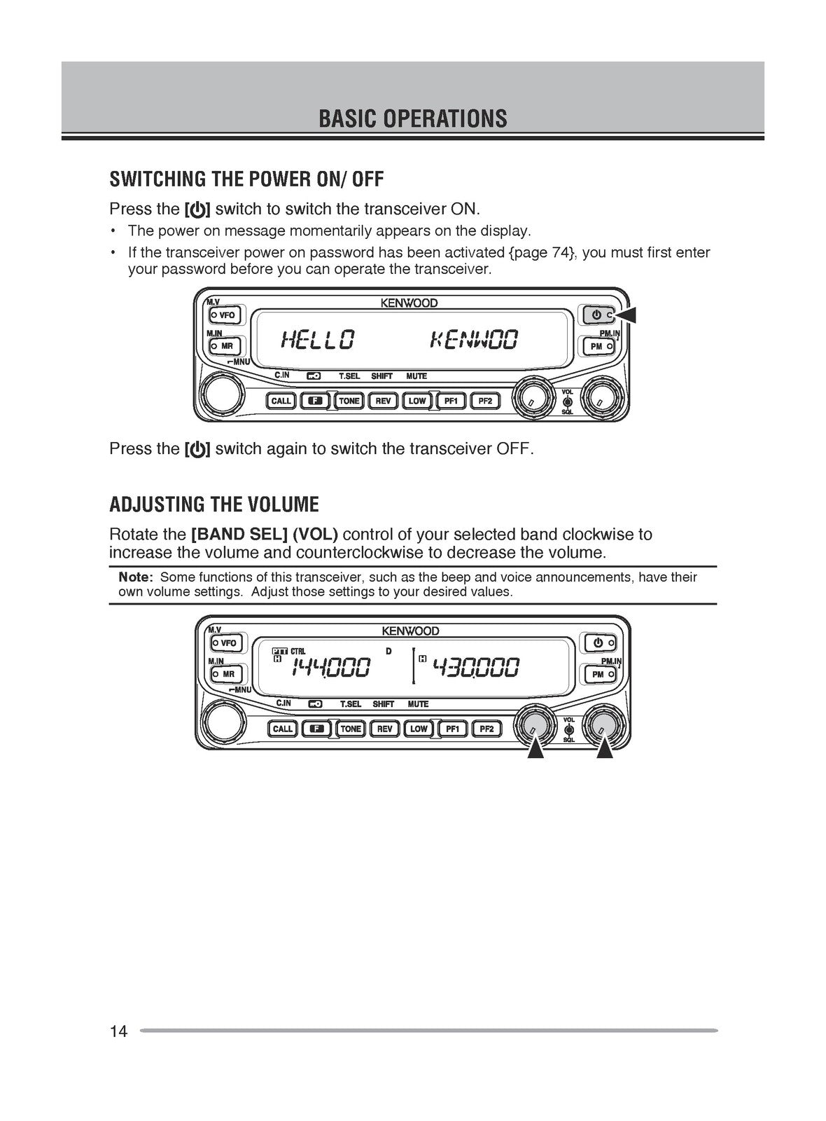 KENWOOD TM-V71A TM-V71E FM Dual Bander Instruction Manual - WIRE BOUND - COVERS