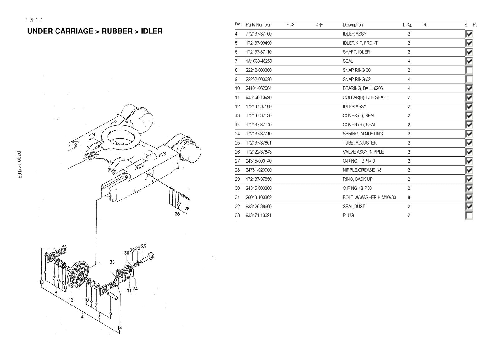 YANMAR B15 Mini Excavator Parts Catalog Manual - STEEL WIRE BOUND - TOUGH COVERS