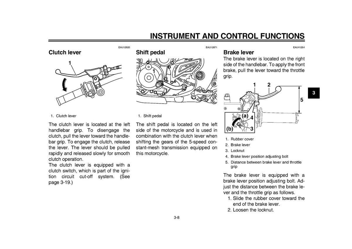 YAMAHA WR450F Owners Manual 2012 - STEEL WIRE BOUND - PROTECTIVE COVERS