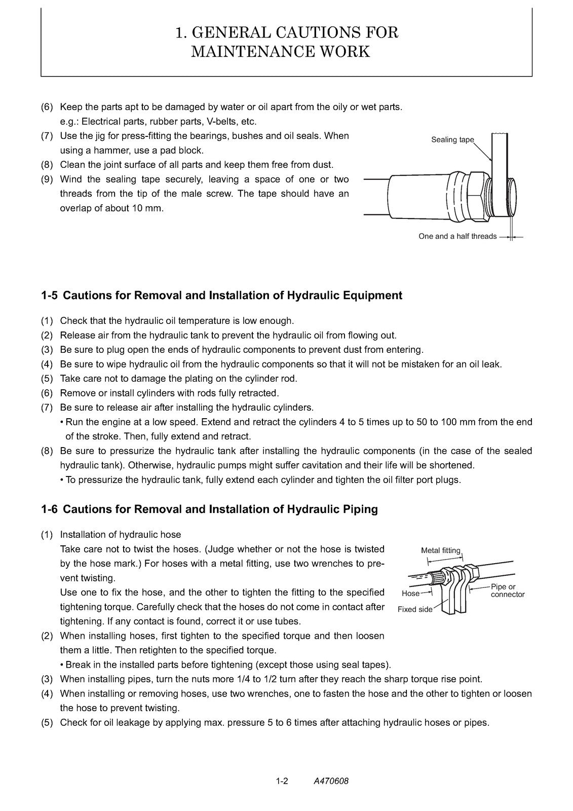 YANMAR ViO45-5 ViO55-5 Excavator Service Manual - BOUND - COVERS - XL FOLDOUTS