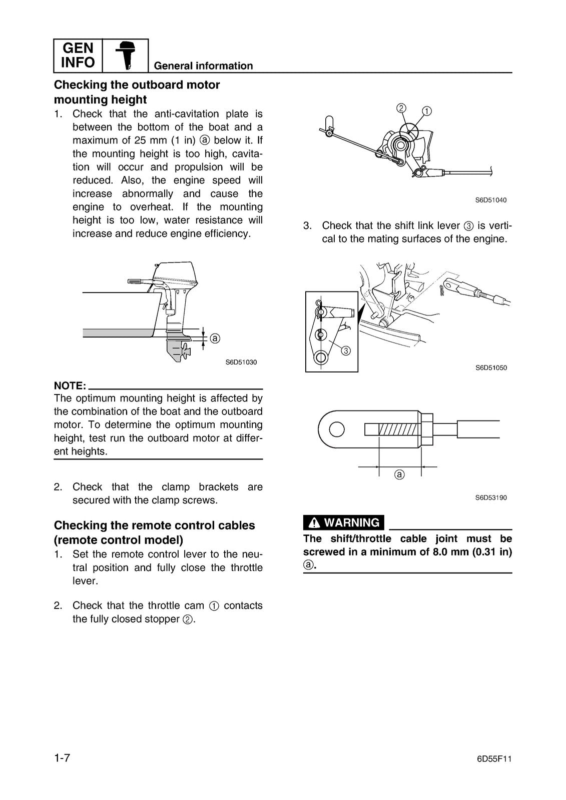 YAMAHA F25C ENGLISH SERVICE MANUAL - STEEL WIRE BOUND - PROTECTIVE COVERS