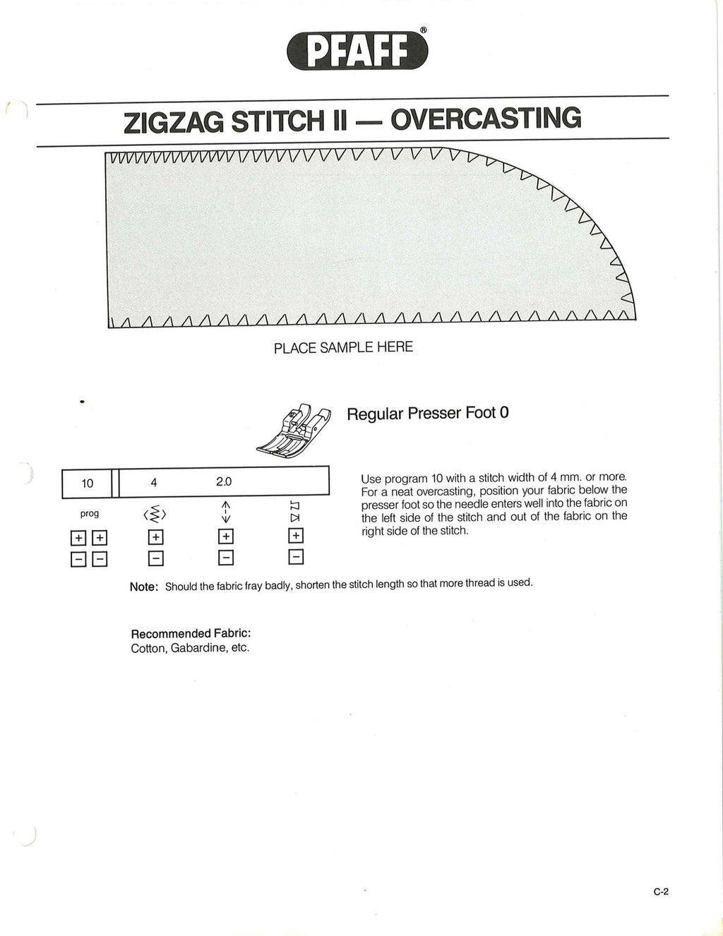 PFAFF Creative 1471 Owners Handbook Manual - yr 1985 - BOUND - COVERS - FOLDOUTS