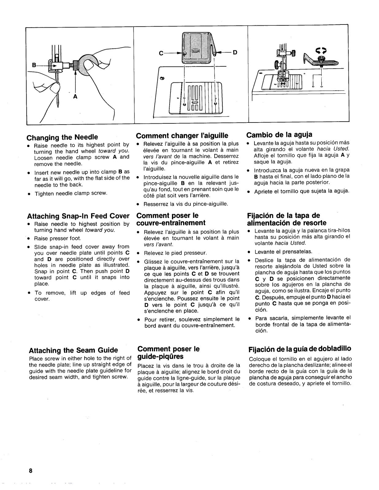 SINGER 5508 5528 Instruction Manual - STEEL WIRE BOUND - PROTECTIVE COVERS