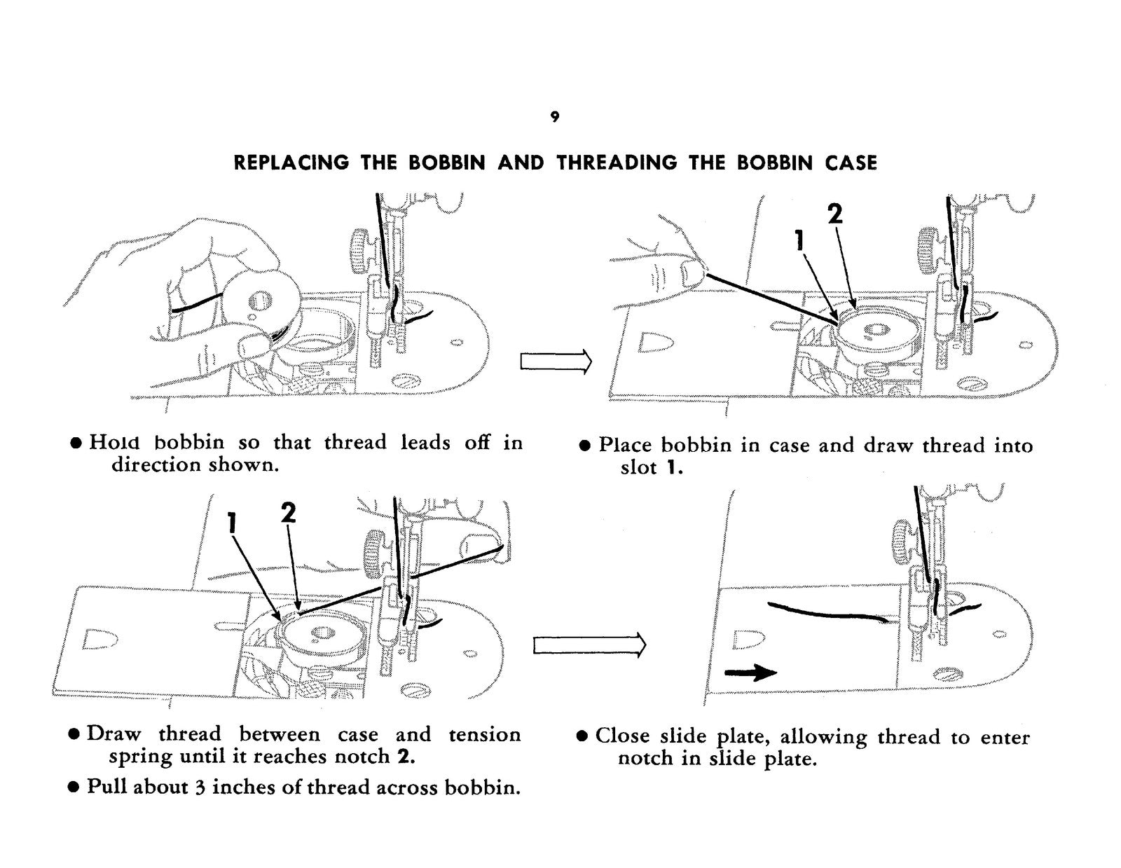 SINGER 185 J&K Instruction Manual - STEEL WIRE BOUND - PROTECTIVE COVERS