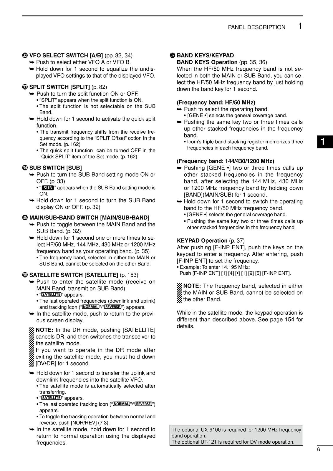 ICOM IC-9100 HF VHF UHF Transceiver Instruction Manual - WIRE BOUND - COVERS