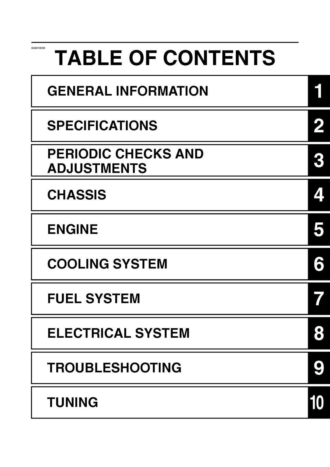 YAMAHA YZ250F YZ250FK Owners Service Manual 2019 - BOUND - COVERS - XL FOLDOUTS