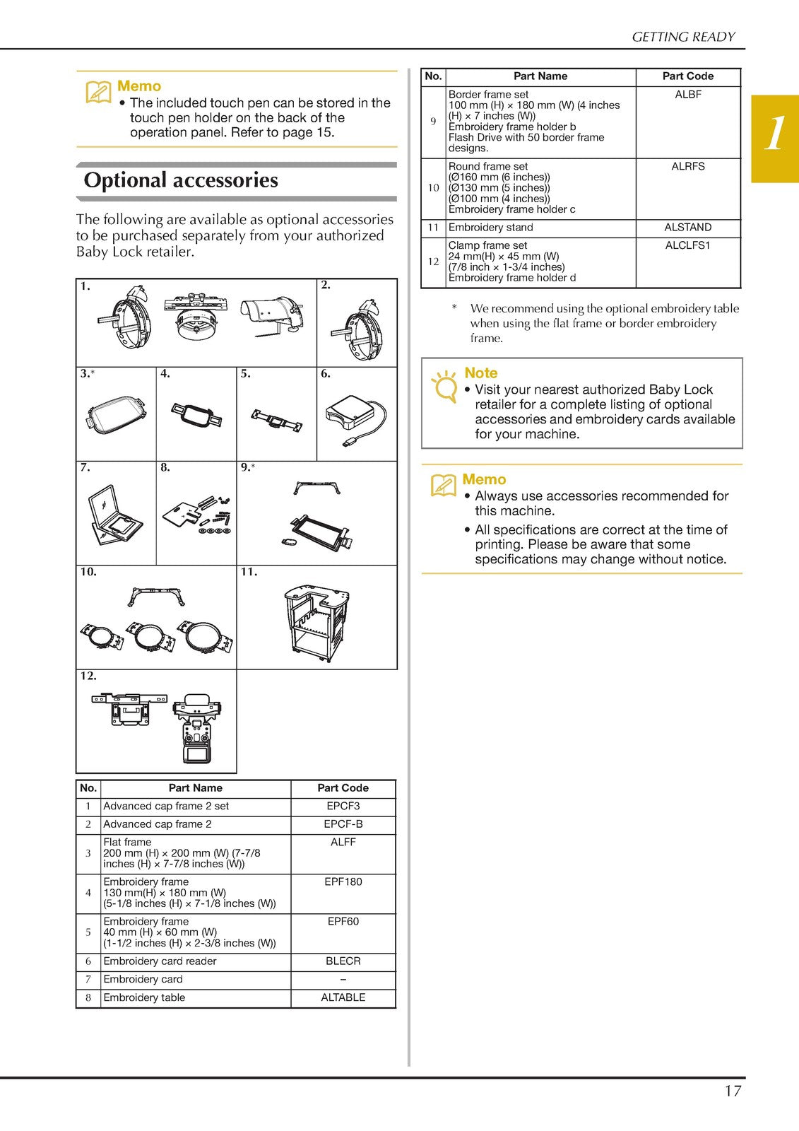 BABY LOCK Alliance BNAL Sewing Machine Instruction Manual - WIRE BOUND - COVERS