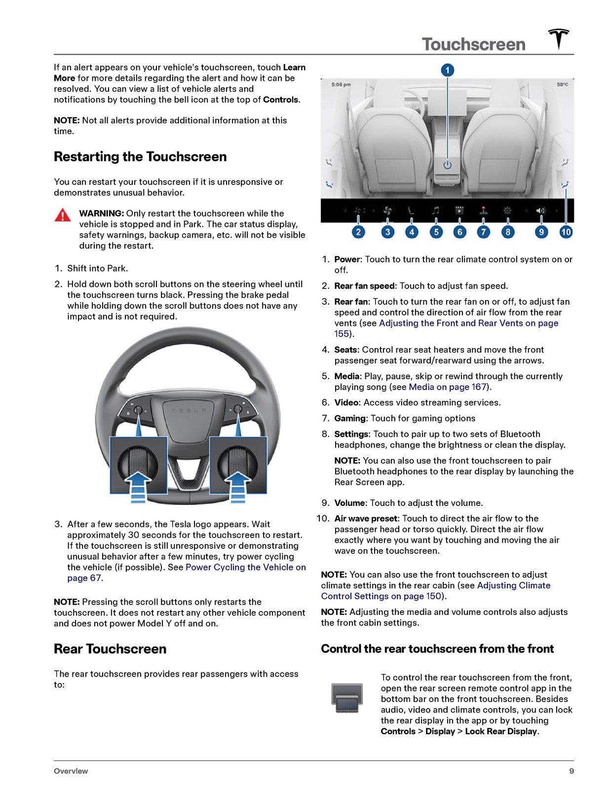 TESLA Model Y Owners Manual 2025 - STEEL WIRE BOUND - PROTECTIVE COVERS