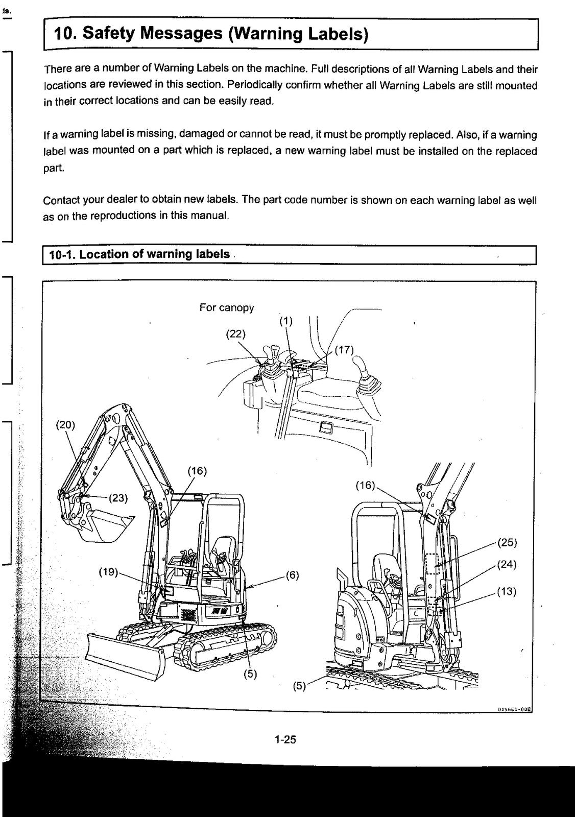 YANMAR ViO27-5B  ViO35-5B Excavator Operators Manual - WIRE BOUND - COVERS