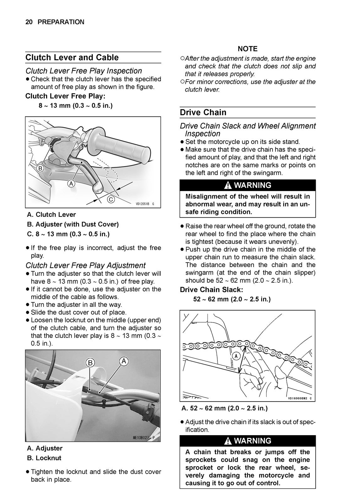 KAWASAKI KX250 Motorcycle Assembly  Preparation Manual - WIRE BOUND - COVERS