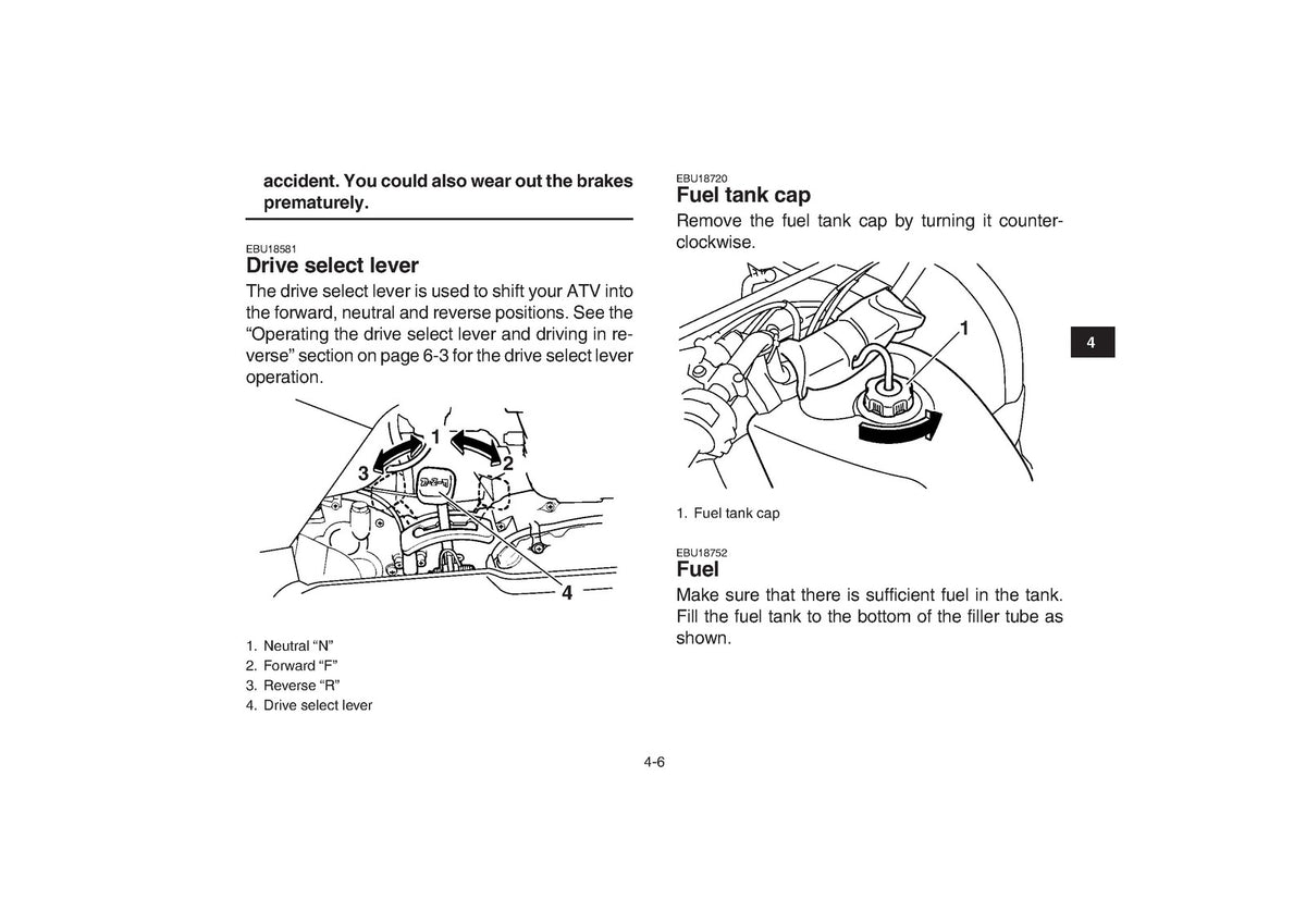 YAMAHA YFM125GY Grizzly 125 ATV Owners Manual 2009 - WIRE BOUND - TOUGH COVERS