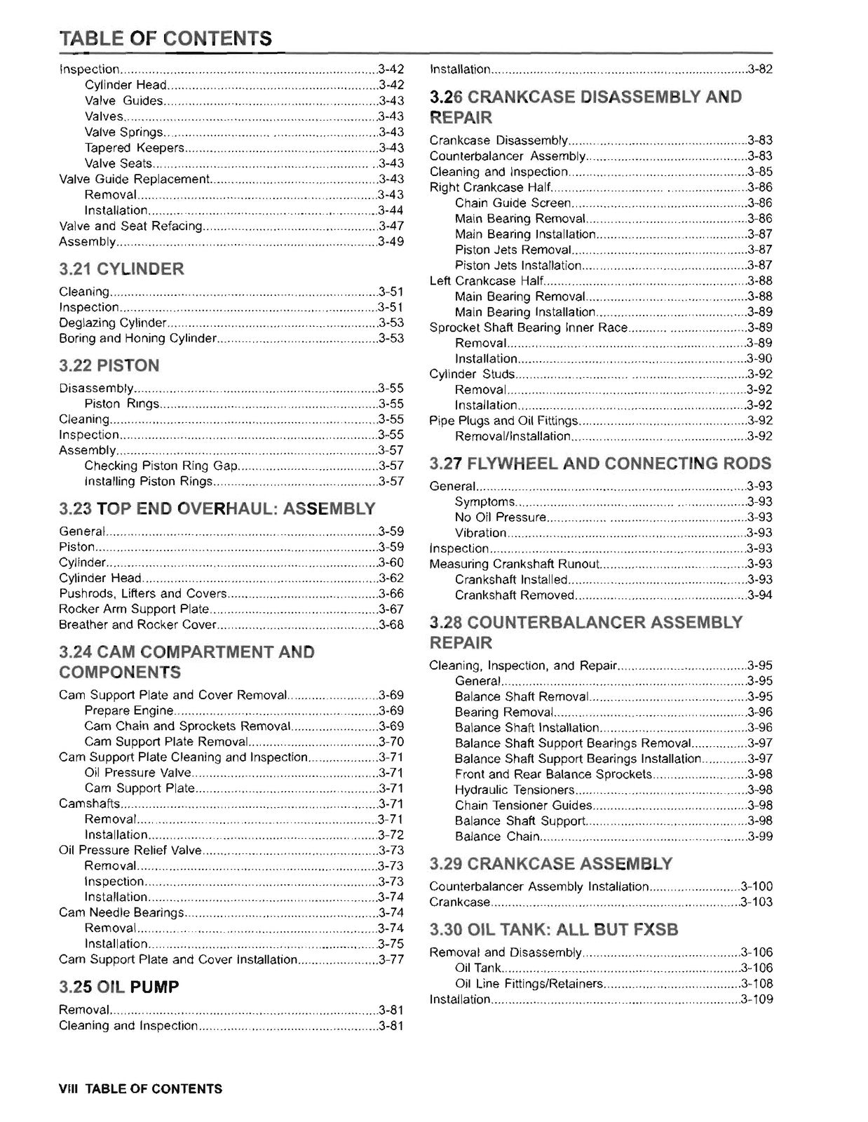 HARLEY DAVIDSON 2015 Softail Models Service Manual - BOUND - COVERS - FOLDOUTS