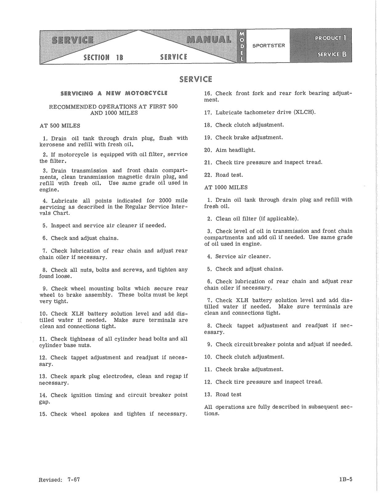 HARLEY-DAVIDSON Sportster K KH Service Manual 1959 To 1969 - WIRE BOUND - COVERS