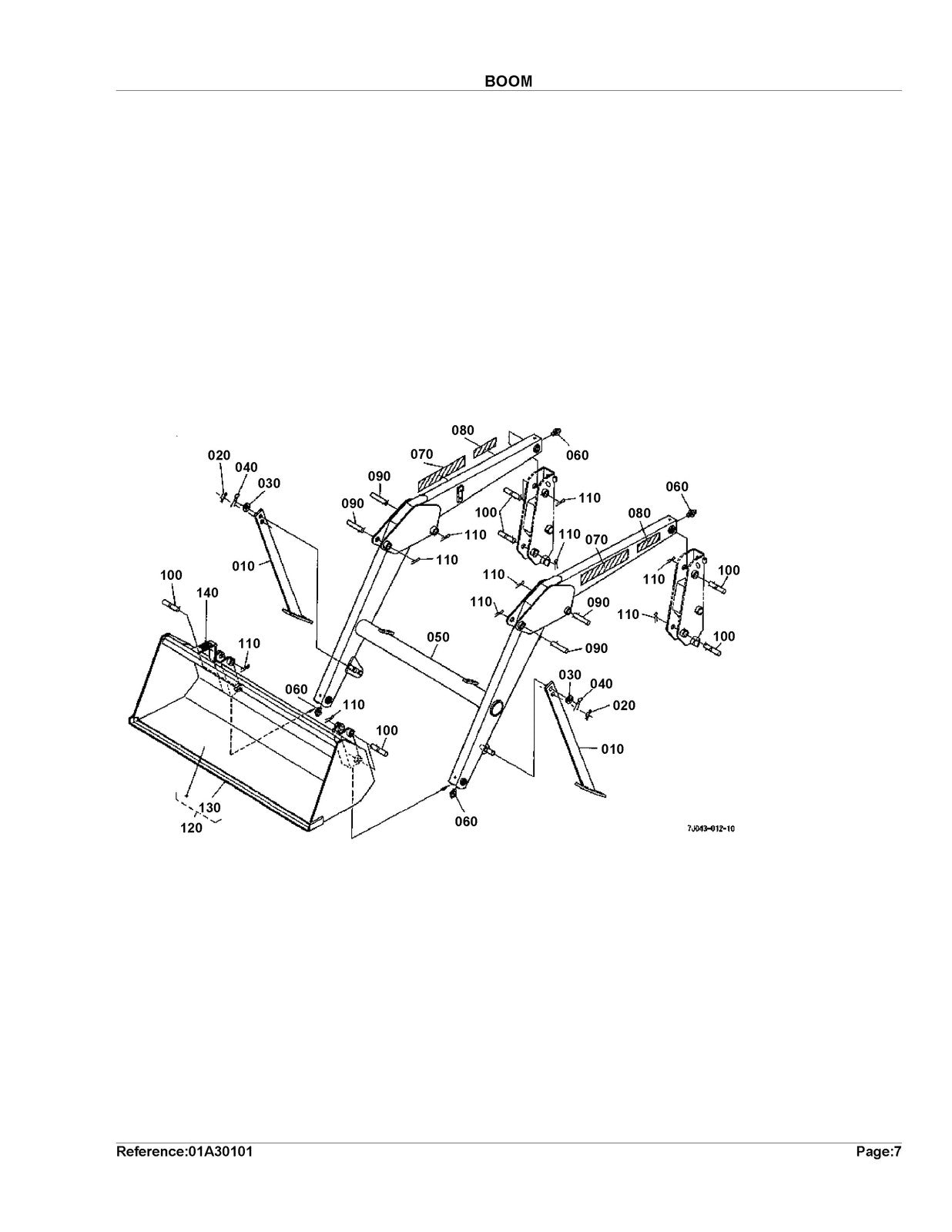 KUBOTA LA272 Loader Illustrated Parts List Manual - WIRE BOUND - TOUGH COVERS