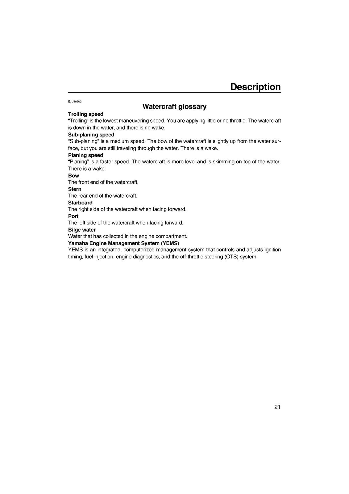YAMAHA WaveRunner FX SHO FX Cruiser SHO Owners Operators Manual 2013 - BOUND