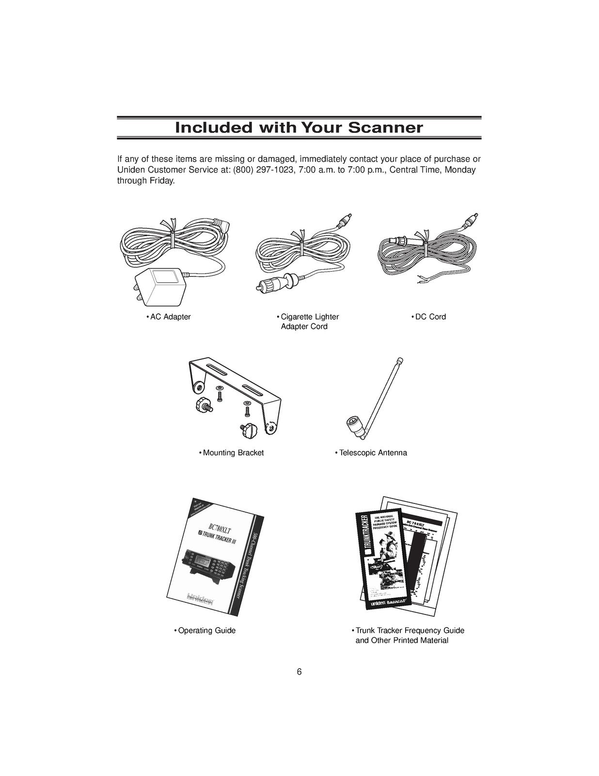 UNIDEN BEARCAT BC780XLT Trunk Tracker III Scanner Owners Manual - WIRE BOUND