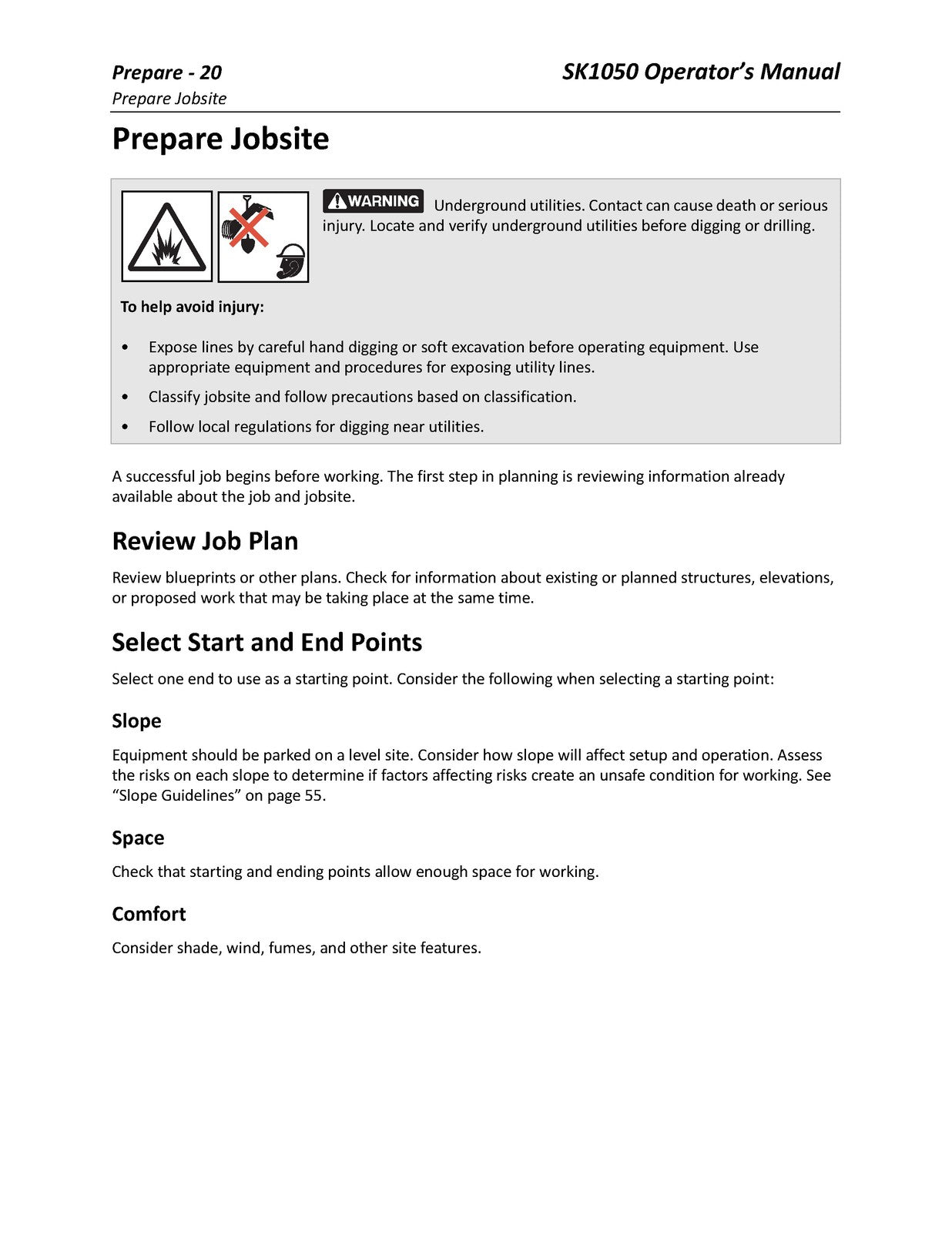 DITCH WITCH SK1050 Mini Skid Steer Operators Manual - WIRE BOUND - TOUGH COVERS