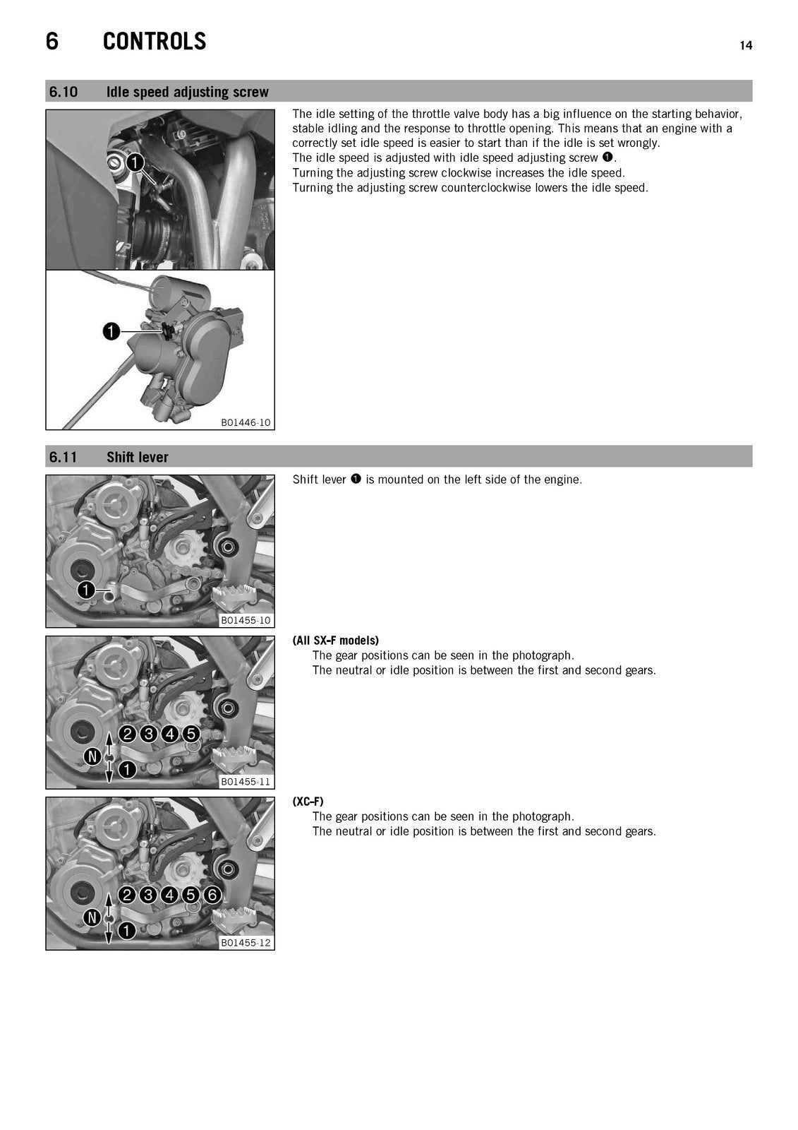 KTM 350 SX-F 350 XC-F Owners Manual 2014 - STEEL WIRE BOUND - PROTECTIVE COVERS