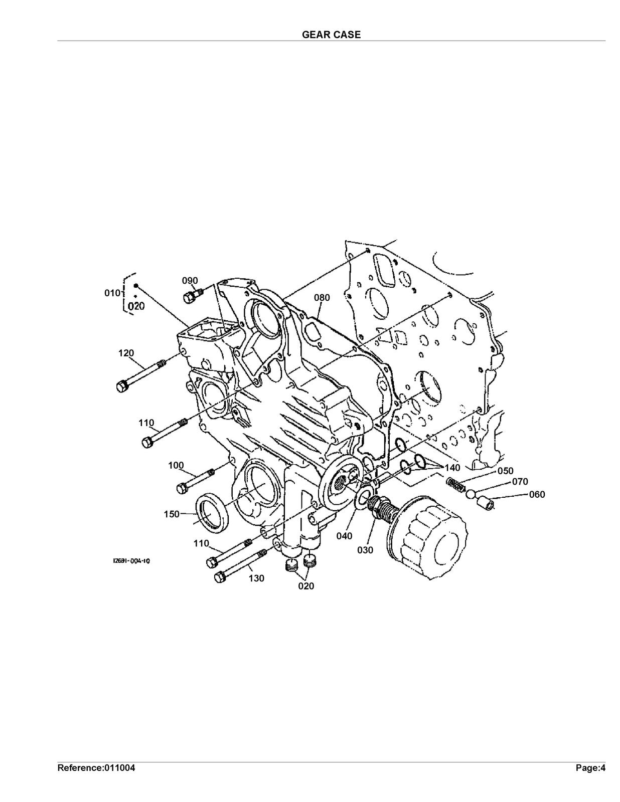 KUBOTA G2460G Parts Manual - STEEL WIRE BOUND - PROTECTIVE COVERS