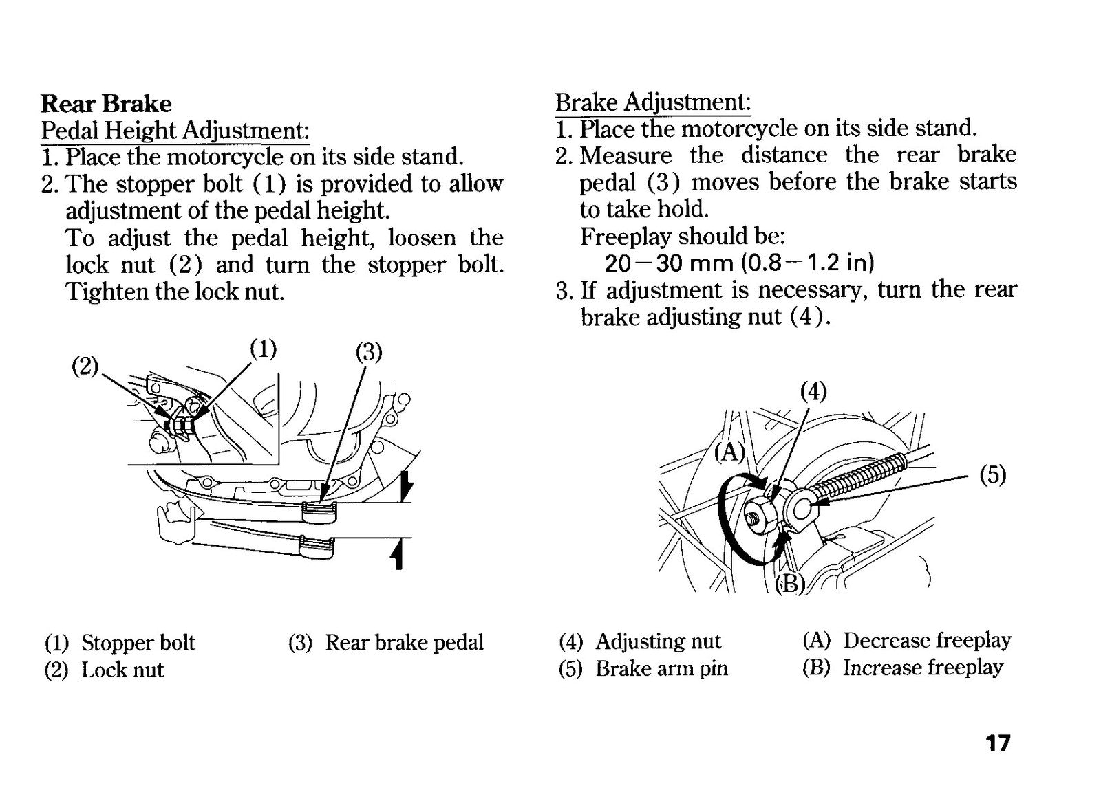HONDA CRF100F Owners Manual 2007 - STEEL WIRE BOUND - PROTECTIVE COVERS