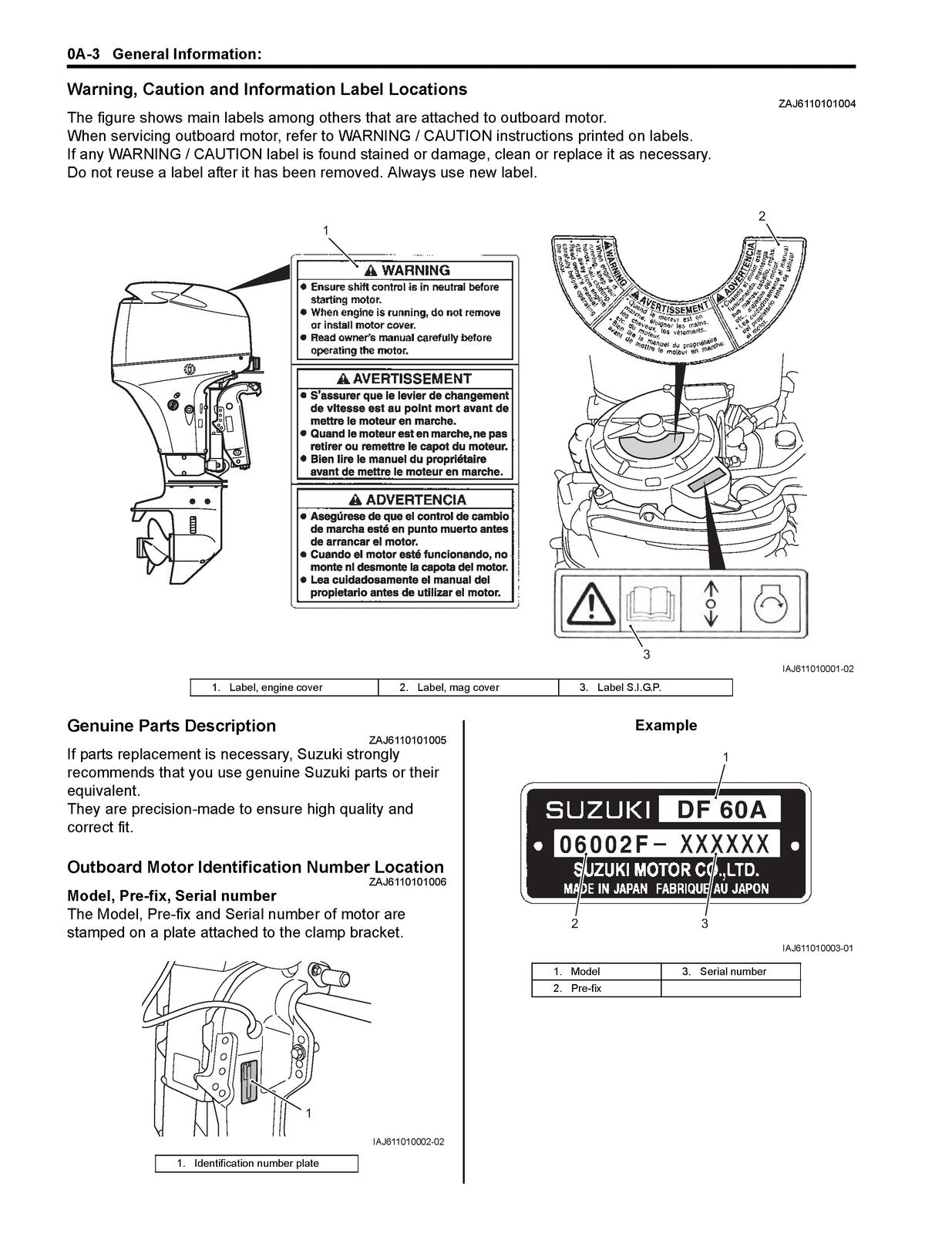 SUZUKI DF40A DF50A DF60A Outboard Service Manual 2011 - WIRE BOUND - COVERS