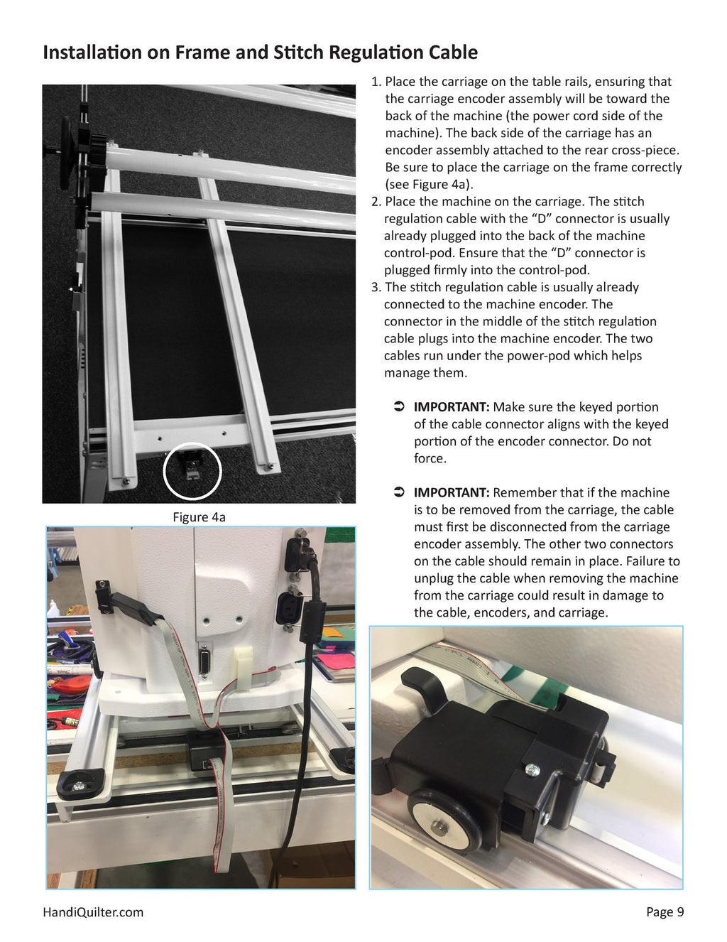 HANDI QUILTER HQ Avante v3.4 User Manual - WIRE BOUND - TOUGH COVERS