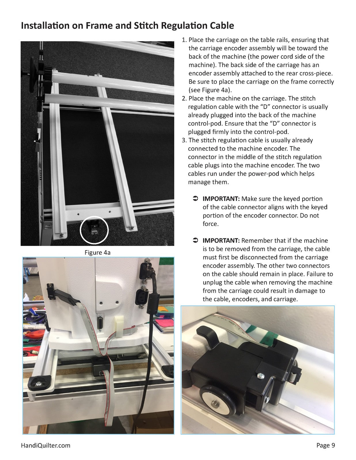 HANDI QUILTER HQ Avante v3.4 User Manual - WIRE BOUND - TOUGH COVERS