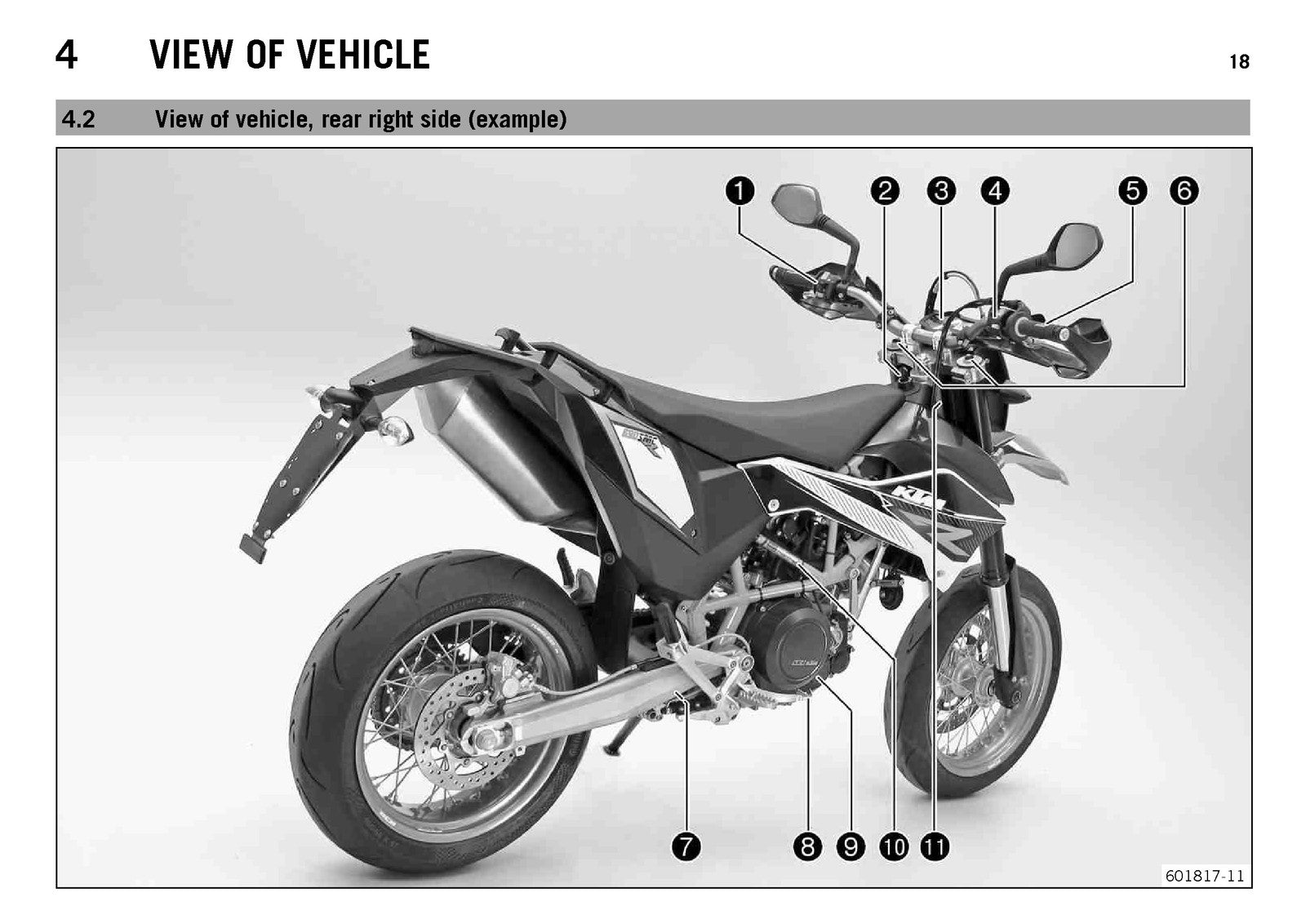 KTM 690 SMC R EU Owners Manual 2013 - STEEL WIRE BOUND - PROTECTIVE COVERS